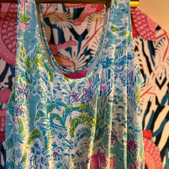 Lily Pulitzer skort romper all cotton casual - Picture 3 of 7